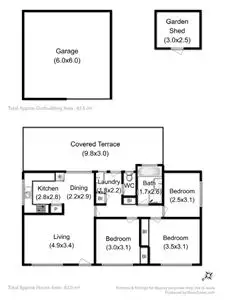 Floorplan of Homely house listing, 5 Hampton Court, Huonville TAS