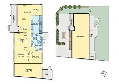 Floorplan of Homely house listing, 138 Eley Road, Burwood East VIC 3151