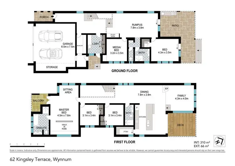 Floorplan of Homely house listing, 62 Kingsley Terrace, Wynnum QLD 4178