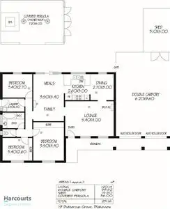 Floorplan of Homely house listing, 19 Buttercup Grove, Blakeview SA 5114