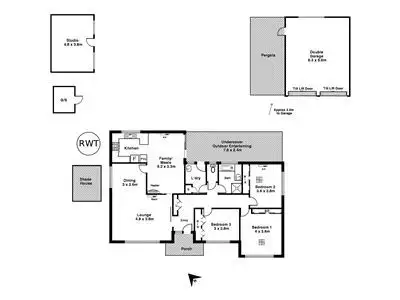 Floorplan of Homely house listing, 13 Miels Road, Crafers SA 5152