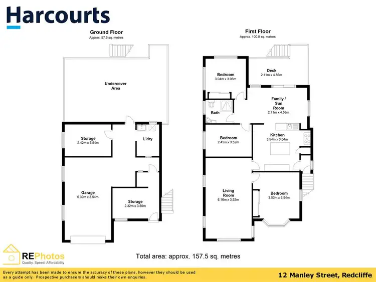 Floorplan of Homely house listing, 12 Manley Street, Redcliffe QLD 4020