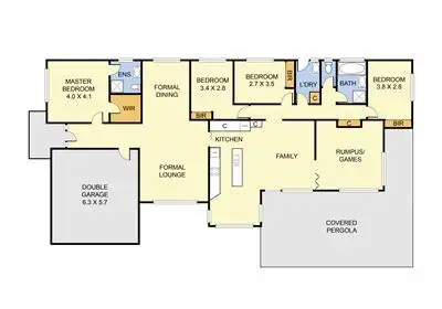 Floorplan of Homely house listing, 3 Regency Drive, Kilsyth South VIC 3137