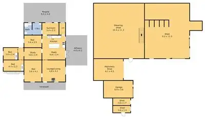 Floorplan of Homely house listing, 110 Smith Lane, Mount Wallace, Ballan VIC