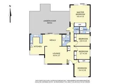 Floorplan of Homely house listing, 1 McComb Crescent, Bayswater VIC 3153