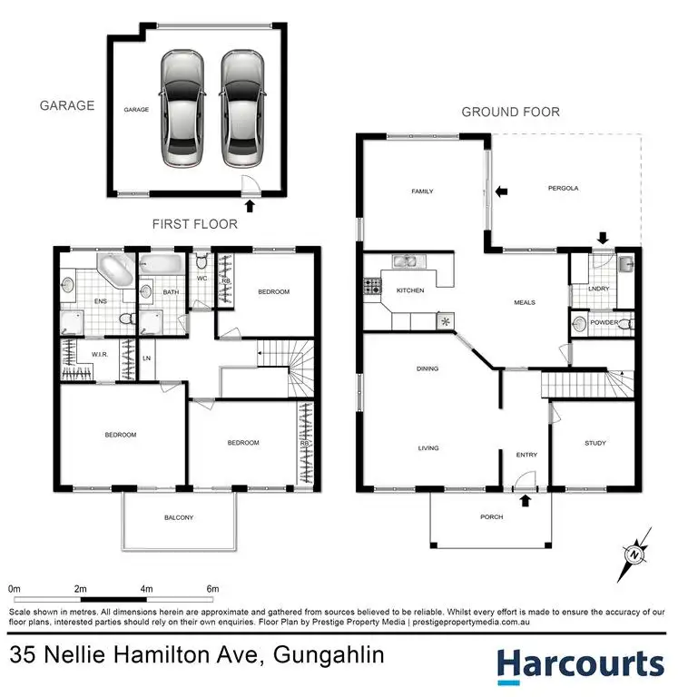 Floorplan of Homely house listing, 35 Nellie Hamilton Avenue, Gungahlin ACT 2912