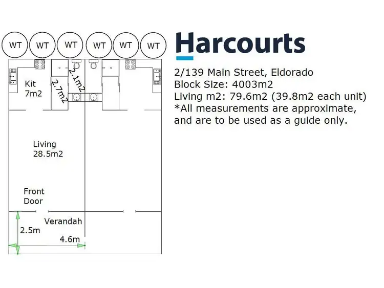 Floorplan of Homely apartment listing, 2/139 Main Street, Eldorado VIC 3746