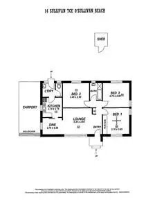 Floorplan of Homely house listing, 14 Sullivan Tce, O'sullivan Beach SA 5166