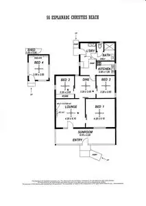 Floorplan of Homely house listing, 56 Esplanade, Christies Beach SA 5165