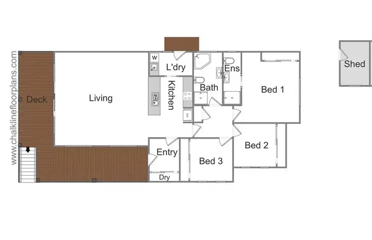 Floorplan of Homely house listing, 10A Alpine Ridge Drive, Merrijig VIC 3723