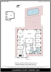 Floorplan of Homely house listing, 1 Quarrion Court, Warner QLD 4500