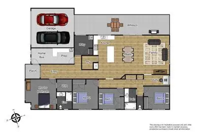 Floorplan of Homely house listing, 13 Blackledge Drive, Cranbourne East VIC 3977
