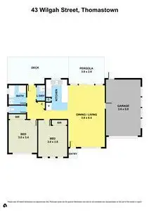 Floorplan of Homely unit listing, 43 Wilgah Street, Thomastown VIC 3074