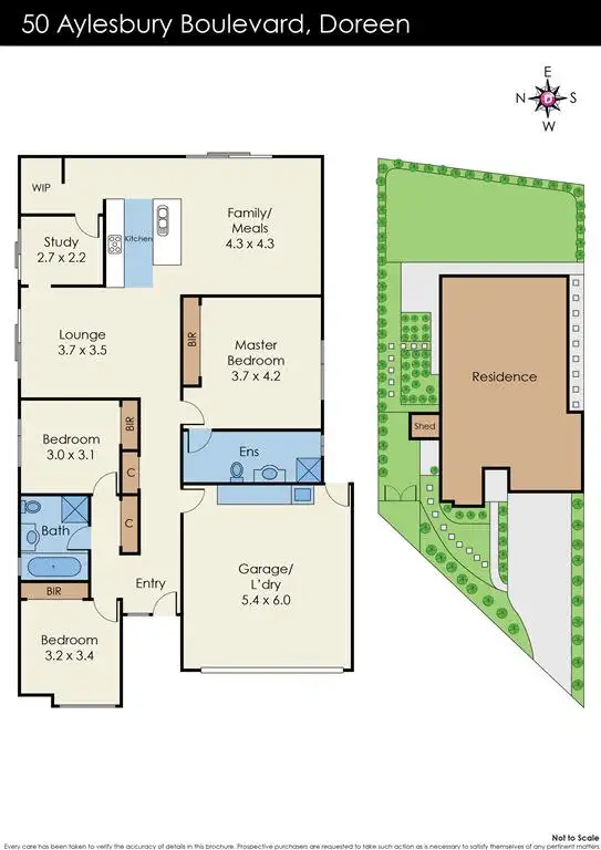 Floorplan of Homely house listing, 50 Aylesbury Boulevard, Doreen VIC 3754