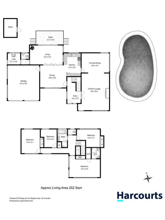 Floorplan of Homely house listing, 4 Benjamin Court, Lenah Valley TAS 7008