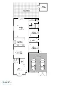 Floorplan of Homely house listing, 106 Parkway Circuit, Parafield Gardens SA 5107