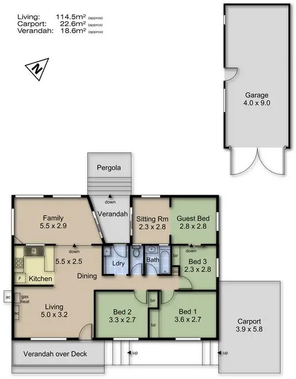 Floorplan of Homely house listing, 19 Kemp Street, Goolwa Beach SA 5214
