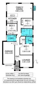 Floorplan of Homely house listing, 18 Cabernet Close, Old Reynella SA 5161