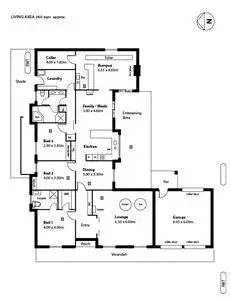 Floorplan of Homely house listing, 7 Oakridge Road, Aberfoyle Park SA 5159