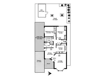 Floorplan of Homely house listing, 1 Spring Park Circuit, Aberfoyle Park SA 5159
