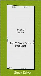 Floorplan of Homely land listing, Lot 25 Stock Drive, Port Elliot SA 5212