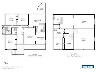 Floorplan of Homely house listing, 16 Selby Place, Berriedale TAS 7011