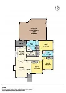 Floorplan of Homely house listing, 108 McKay Street, Learmonth VIC 3352