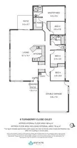 Floorplan of Homely house listing, 9 Turnberry Close, Oxley QLD 4075