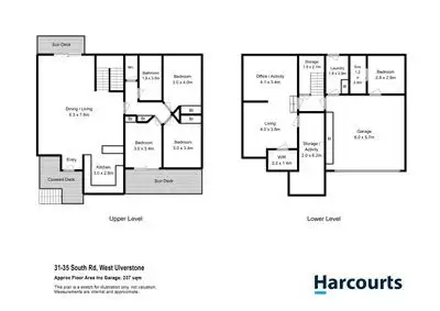Floorplan of Homely townhouse listing, 31-35 South Road, West Ulverstone TAS 7315
