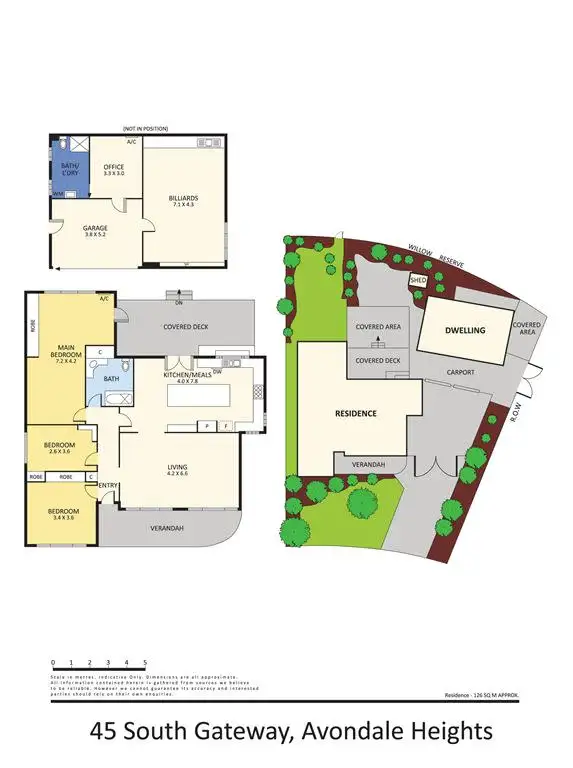 Floorplan of Homely house listing, 45 South Gateway, Avondale Heights VIC 3034