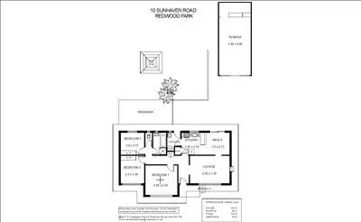 Floorplan of Homely house listing, 10 Sunhaven Road, Redwood Park SA 5097