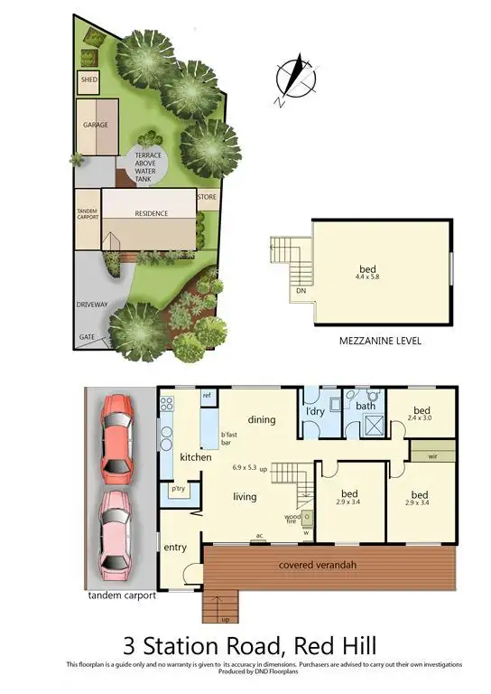Floorplan of Homely house listing, 3 Station Road, Red Hill VIC 3937