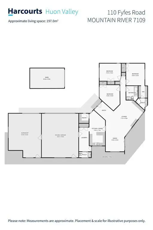 Floorplan of Homely house listing, 110 Fyfes Road, Mountain River TAS 7109