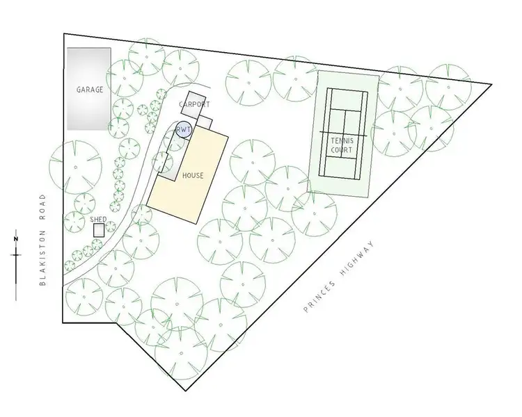 Floorplan of Homely house listing, 8 Blakiston Road, Blakiston SA 5250