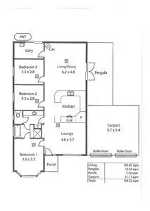 Floorplan of Homely house listing, 11a Guildford Street, Clearview SA 5085