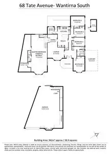 Floorplan of Homely house listing, 68 Tate Avenue, Wantirna South VIC 3152