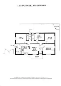 Floorplan of Homely house listing, 4 Shearwater Place, Noarlunga Downs SA 5168
