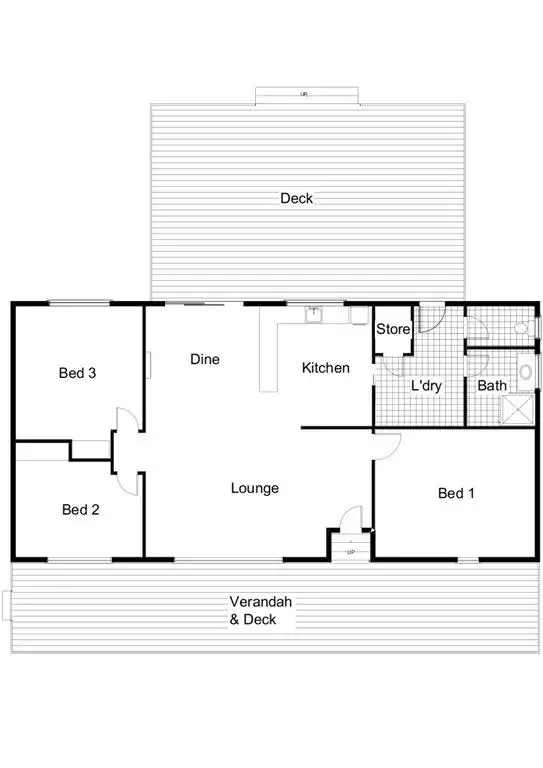 Floorplan of Homely house listing, 1 Tahiti Terrace, Middleton SA 5213