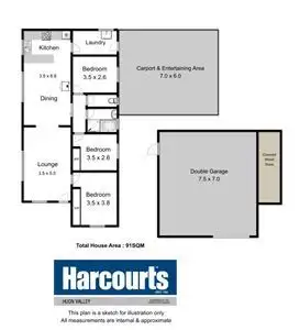 Floorplan of Homely house listing, 62 Marguerite Street, Ranelagh TAS 7109
