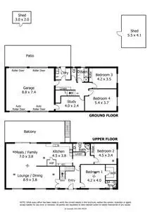 Floorplan of Homely house listing, 45 River Drive, Paradise SA 5075