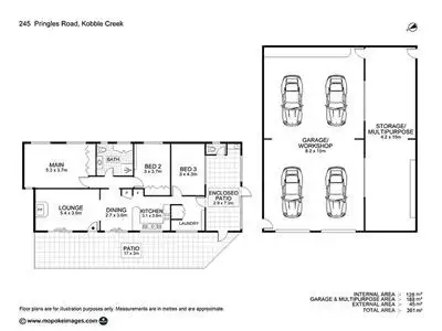 Floorplan of Homely house listing, 245 Pringles Road, Kobble Creek QLD 4520