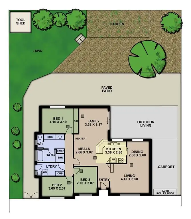Floorplan of Homely house listing, 16 Matthew Street, O'halloran Hill SA 5158