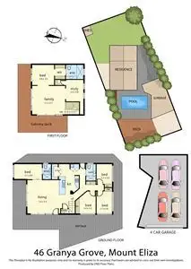 Floorplan of Homely house listing, 46 Granya Grove, Mount Eliza VIC 3930