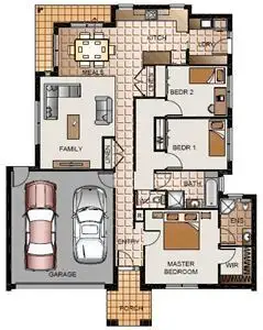 Floorplan of Homely house listing, 6 Carrum Woods Drive, Carrum Downs VIC 3201