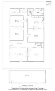 Floorplan of Homely house listing, 14 Houghton Street, Jamestown SA 5491
