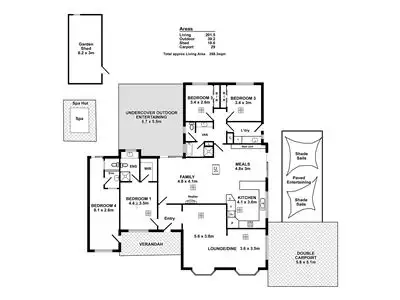 Floorplan of Homely house listing, 7 Pegasus Drive, Woodcroft SA 5162