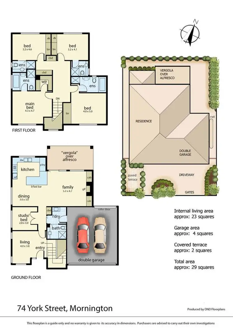 Floorplan of Homely house listing, 74 York Street, Mornington VIC 3931