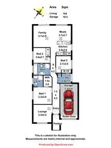 Floorplan of Homely house listing, 551 Stebonheath Road, Andrews Farm SA 5114