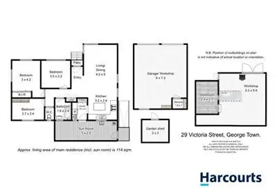 Floorplan of Homely house listing, 29 Victoria Street, George Town TAS 7253