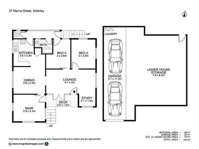 Floorplan of Homely house listing, 37 Marne Street, Alderley QLD 4051